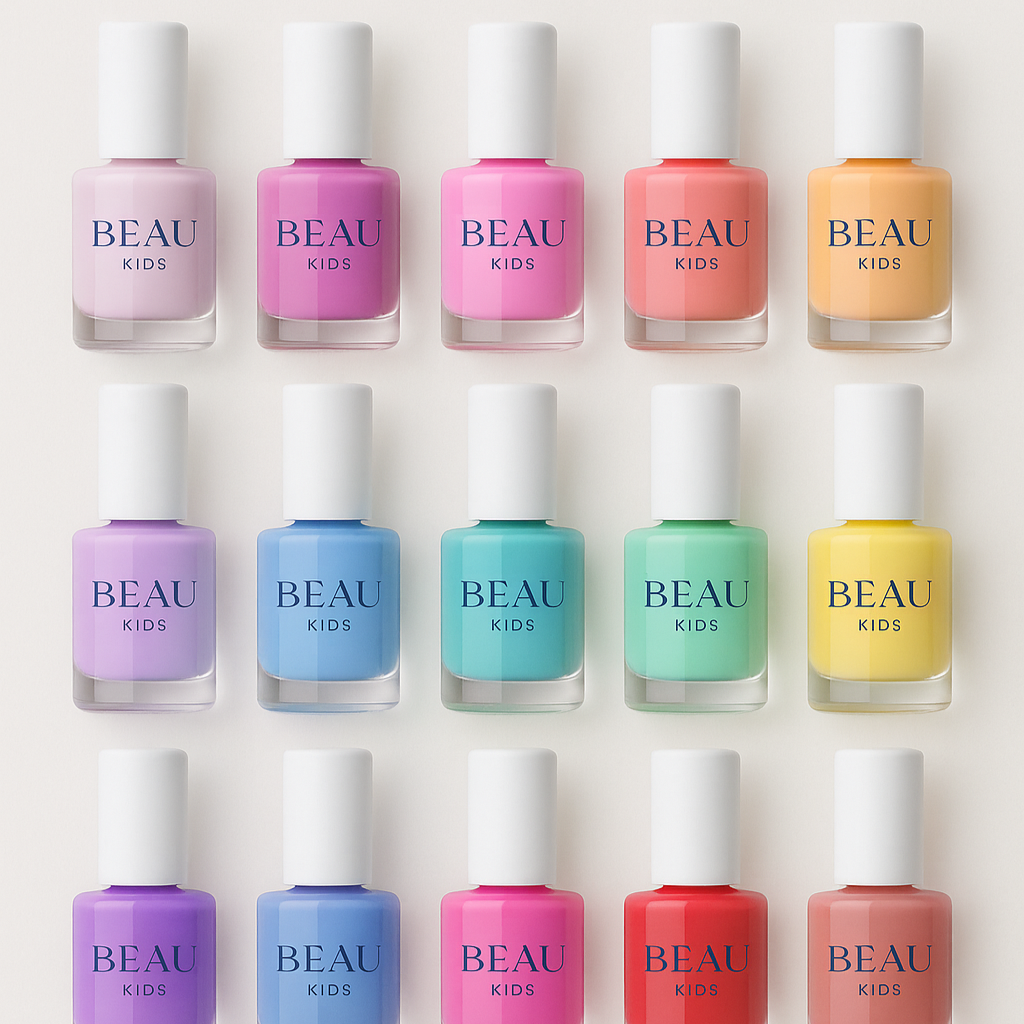 Cruelty Free, Non Toxic, Halal Friendly, Water Soluble Kids Nail Varnish