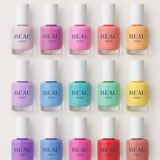 Cruelty Free, Non Toxic, Halal Friendly, Water Soluble Kids Nail Varnish